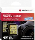 AgfaPhoto SDXC UHS I 64GB Professional High Speed
