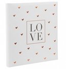 Albumas GB 08 173 Love, kampučiai/lipdukai vestuvinis, 30x31 60 psl, balti lapai