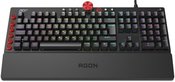 AOC Gaming Keyboard AGON AGK700 RGB LED light, US, Black, Wired, USB, CHERRY MX RED