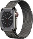 Apple Watch 8 GPS + Cellular 41mm Stainless Steel Milanese Loop, graphite (MNJM3EL/A)