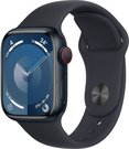 Apple Watch 9 GPS + Cellular 41mm Sport Band M/L, midnight (MRHT3ET/A)