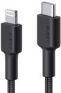 AUKEY Cable CB-CL03 Black nylon Lightning-USB C | 2m | USB Power Delivery USB-PD | certificate MFi Apple