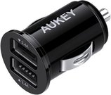 AUKEY Car Charger 24W black 2-Port USB-type A CC-S1