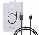 Aukey USB Cable 1.Type A to tyoe C L=1.2M, Black