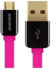 AVACOM MIC-120P USB CABLE - MICRO USB, 120CM, PINK