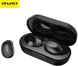 AWEI Bluetooth headphones 5.0 T16 TWS + dock station black