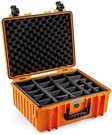 BW OUTDOOR CASE TYPE 6000 WITH DIVIDER SYSTEM (RPD) ORANGE