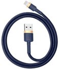 Baseus Cafule Lightning cable 1.5A 2m (Gold+Dark blue)