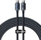 Baseus Crystal Shine cable USB-C to USB-C, 100W, 2m (black)