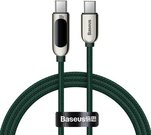 Baseus Display Cable USB-C to USB-C 100W 1m (green)