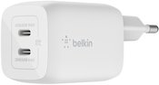 Belkin Dual Netzladegerät 65W PD USB-C, weiß, PPS-Tech.WCH013vfWH