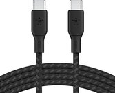 Belkin braided USB-C/USB-C Cable 100W 3m black CAB014bt3MBK