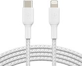 Belkin Lightning/USB-C Cable 2m braided, mfi cert., white