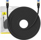 Braided network cable cat.7 Baseus Ethernet RJ45, 10Gbps, 20m (black)