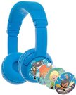 BuddyPhones kids headphones wireless PlayPlus (Blue)