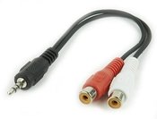CABLE AUDIO 3.5MM TO 2RCA/SOCKET CCA-406 GEMBIRD