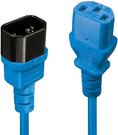 CABLE POWER IEC EXTENSION 1M/BLUE 30471 LINDY