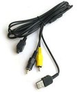 Cable Sony USB + AV, DSC-T1/T3