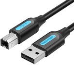 Cable USB 2.0 A to B Vention COQBD 0.5m (black)