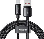 Cable USB-A to USB-C Mcdodo CA-4730, 120W, 1,5m (black)