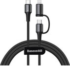 CABLE USB-C TO 2IN1 1M/BLACK CATLYW-H01 BASEUS