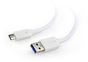 CABLE USB-C TO USB3 0.5M WHITE/CCP-USB3-AMCM-W-0.5M GEMBIRD