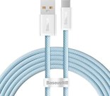 Cable USB to USB-C Baseus Dynamic Series, 100W, 2m (blue)