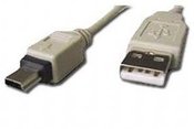 Gembird Mini-USB cable, 0.9m (white)