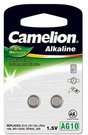 Camelion AG10/LR54/LR1131/389, Alkaline Buttoncell, 2 pc(s)