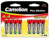 Camelion Plus Alkaline AA (LR06), 8 (4+4) value pack 1-pack maitinimo elementai