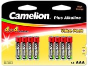 Camelion Plus Alkaline AAA (LR03), 8 (4+4) value pack 1-pack maitinimo elementai