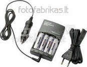 Įkroviklis CULLMANN Ultraloader 450 travelC + 4AA 2300 mAh