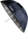 Caruba Deep Umbrella Zilver/Zwart 130 cm