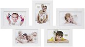 Deknudt S65SY1 Gallery 5x10x15 Wooden white for 5 Photos