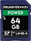 DELKIN 64GB SDXC UHS-II, CINEMA SD (U3/V90)