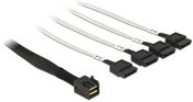 Delock Cable mini SAS SFF-8643 x4 -> 4x SATA 7 pin
