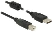 Delock Cable USB-A(M)-US B-B(M) 2.0 1M black