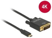 Delock Cable USB-C -> DVI 24+1 M/M 2m 4K