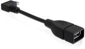Delock Cable USB Micro 90''-> USB AM(F) OTG 11CM