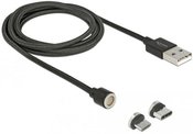 Delock Cable USB MICRO+US B-C 2.0 1.1m