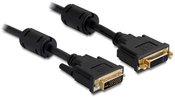Delock DVI-D extension cable (24 + 5) 1m dual link + ferrite