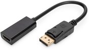 Digitus DisplayPort adapter cable DP to HDMI 15 cm