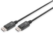 Digitus DisplayPort Connection Cable AK-340100-010-S Black, DP to DP, 1 m