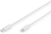 Digitus Lightning to USB-C data/charging cable DB-600109-020-W USB-C to Lightning, USB C, Apple Lightning 8-pin, 2 m