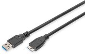Digitus USB 3.0 connection cable USB A - Micro USB B 1m