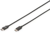 Digitus USB Type-C Connection Cable AK-300138-018-S USB Male 2.0 (Type C), USB Male 2.0 (Type C), Black, 1.8 m