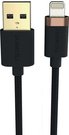 Duracell USB-C cable for Lightning 0.3m (Black)