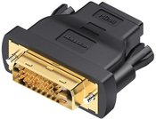 DVI (24+1) Male to HDMI Female Adapter Vention ECDB0 (black)