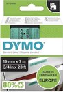 Dymo D1 Standard 9mm black on green 45809