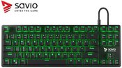 Elmak Mechanical Gaming Keyboard Savio Tempest RX Outemu Brown LED, NKRO, Anty-ghosting